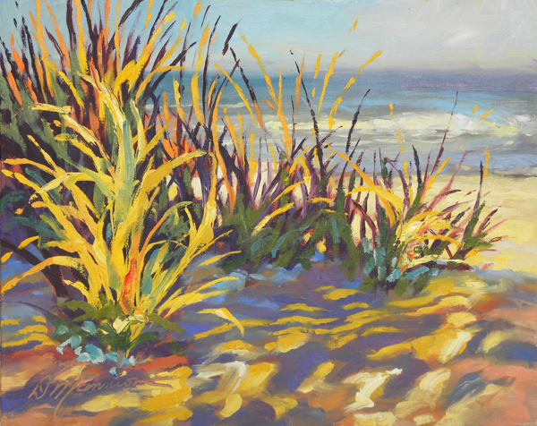 600x476 Diane Mannion Beach Grass - Beach Grass Painting
