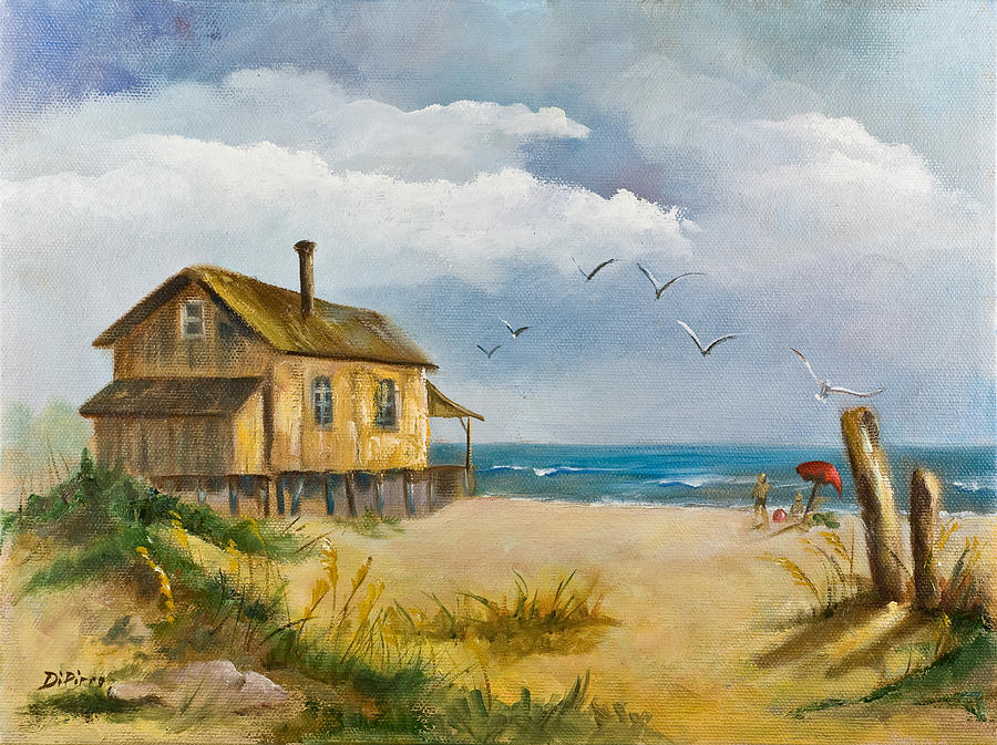 Beach House Painting At Explore Collection Of