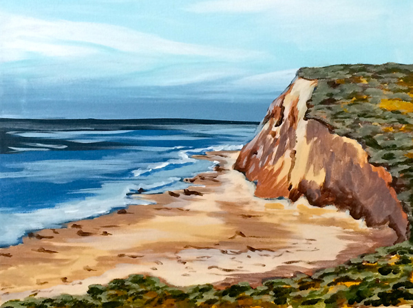 600x448 Beach Painting @ Shoreline Park - Beach Painting