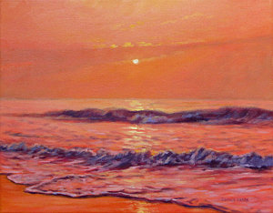 300x234 Outer Banks Paintings Fine Art America - Beach Painting Obx