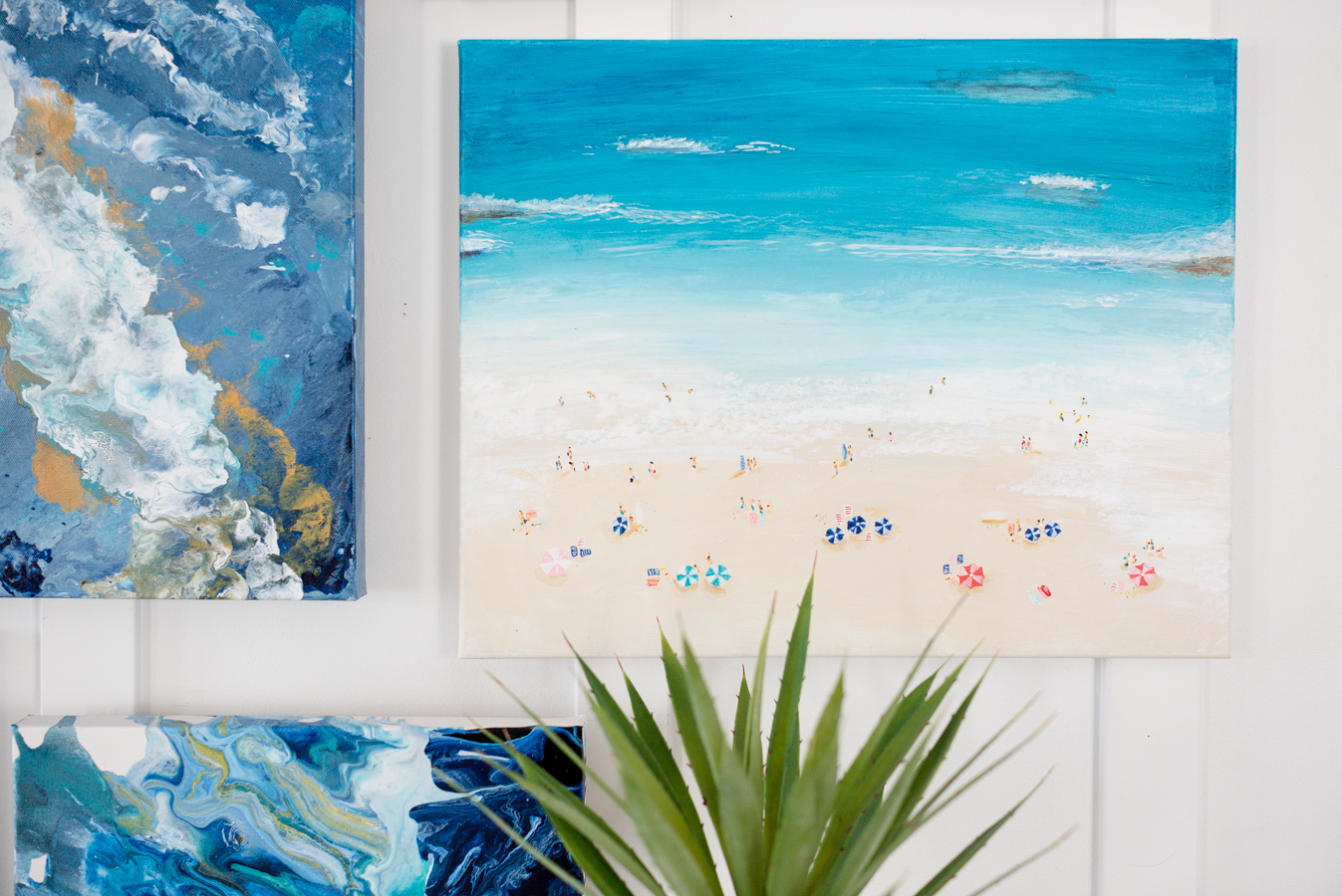 1347x900 How To Paint A Beach Scene - Beach Scene Acrylic Painting