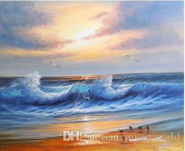 Beach Sunset Canvas Painting