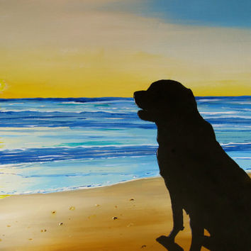 354x354 Shop Beach Sunset Acrylic Painting On Wanelo - Beach Sunset Painting