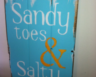 340x270 Wedding Sign Beach Wedding Sign Reclaimed Wood Sign - Beach Themed Painting