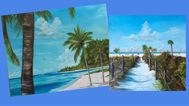638x359 Beach Themed Oil Paintings On Etsy - Beach Themed Painting