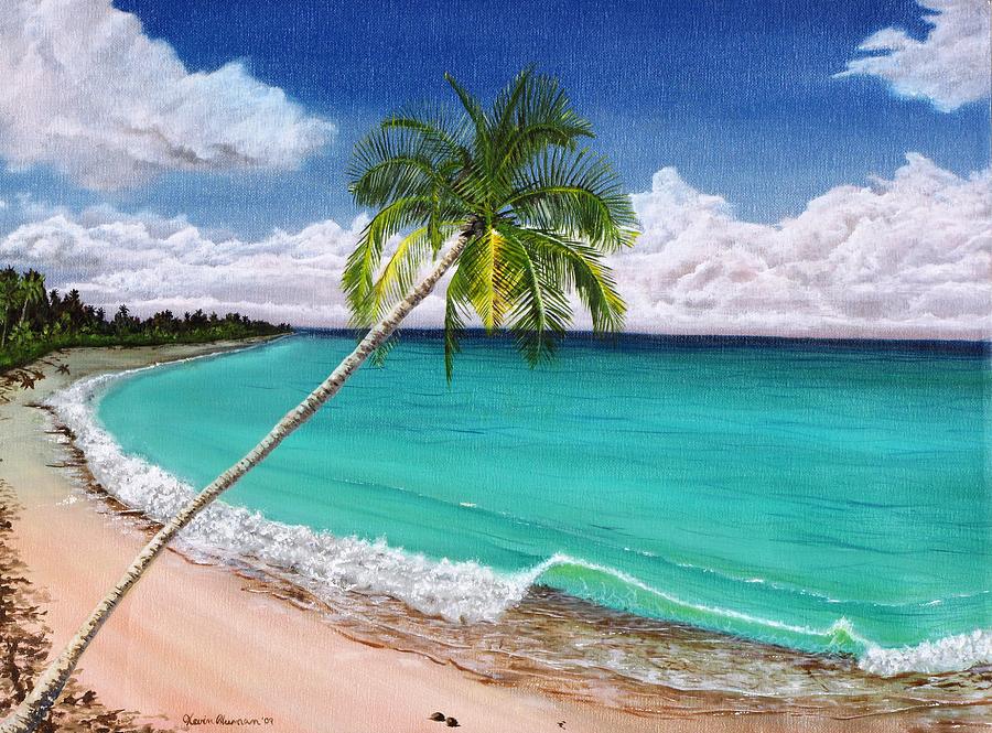900x665 Wave Break Beach Painting By Kevin F Heuman - Beach Waves Painting