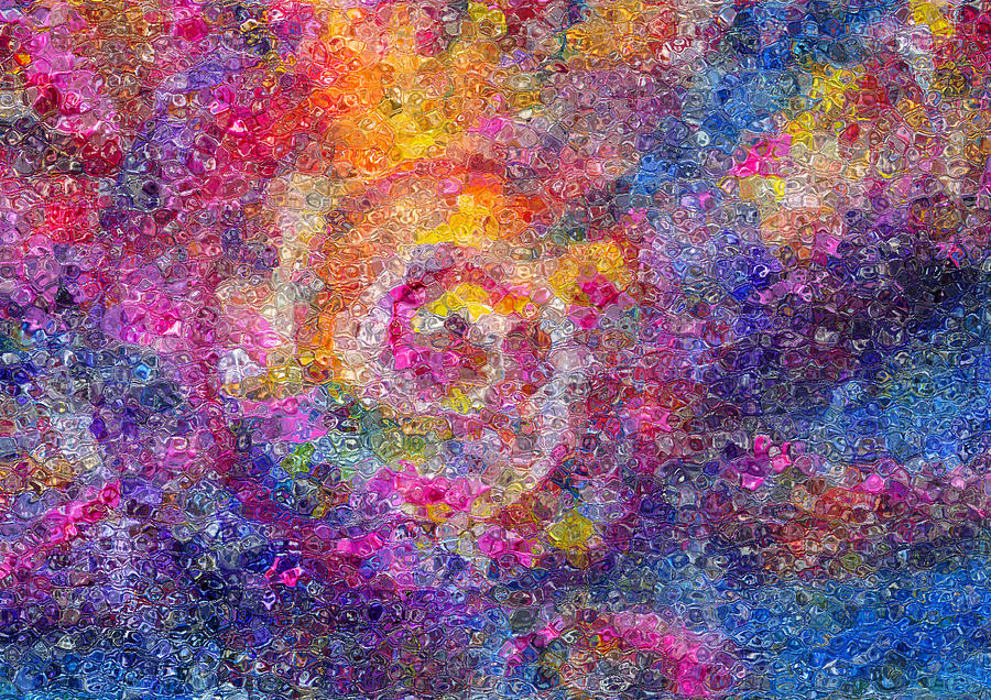 900x636 Glass Bead Buddha's 3rd Eye Painting By Suzanne Shepherd - Bead Painting