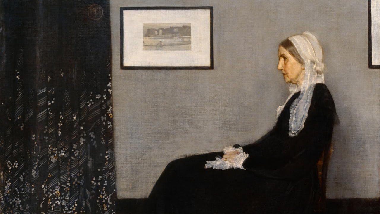 1280x720 Portrait Of The Artist's Mother By James Mcneill Whistler - Bean Painting