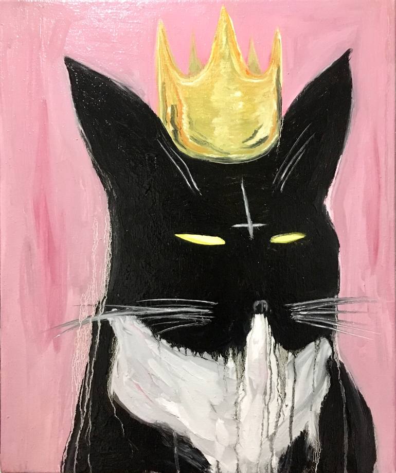 770x919 Saatchi Art Princess Lilly Bean Painting By Mike Moore - Bean Painting