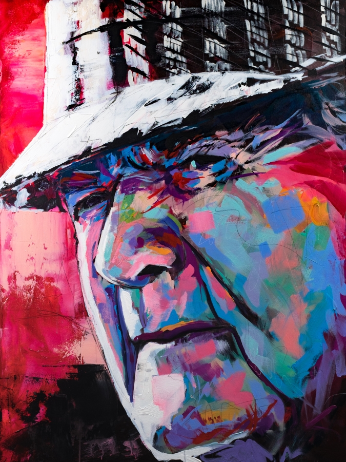 675x900 Coach Paul Bear Bryant Joe Everson Art - Bear Bryant Painting