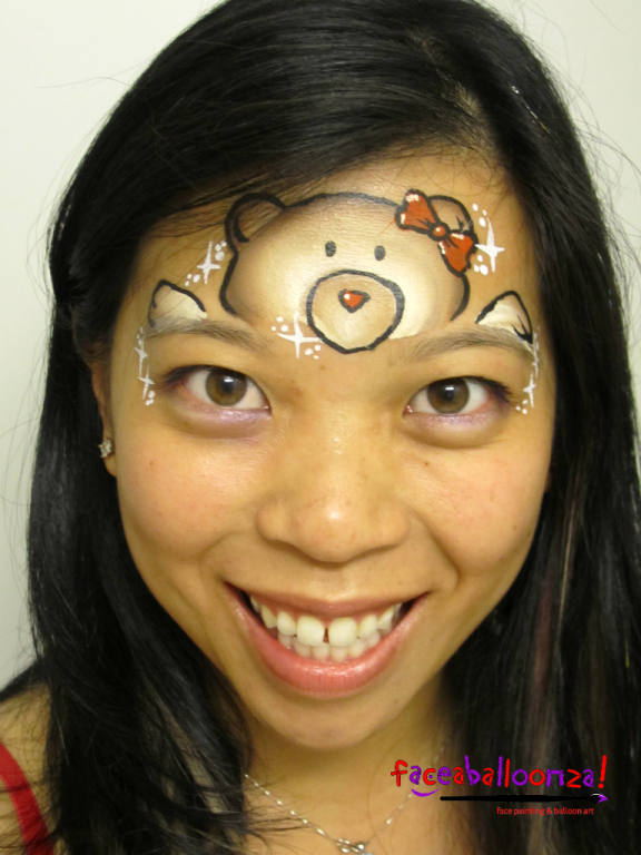 576x768 - Bear Face Painting