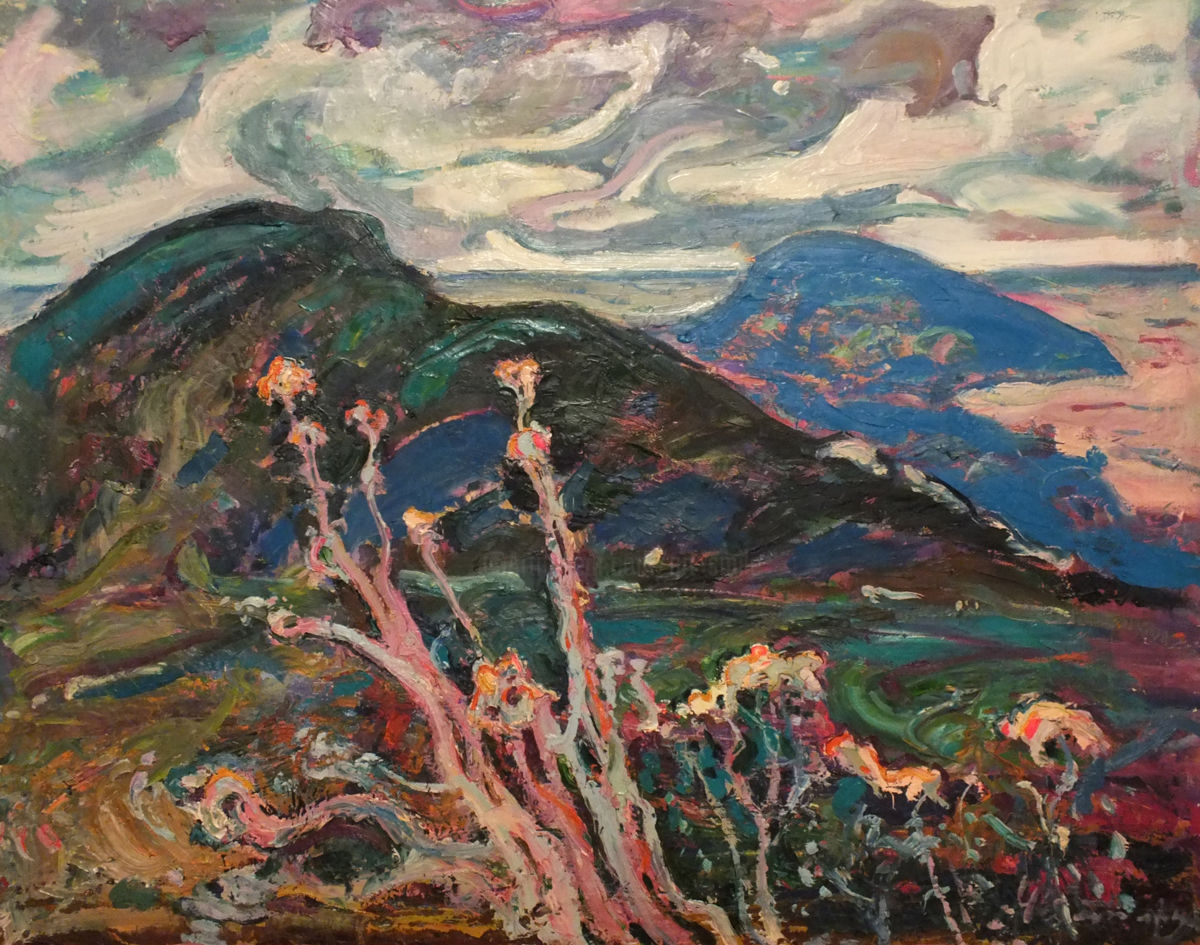 1200x945 Bear Mountain (Andriy Chebotaru) - Bear Mountain Painting