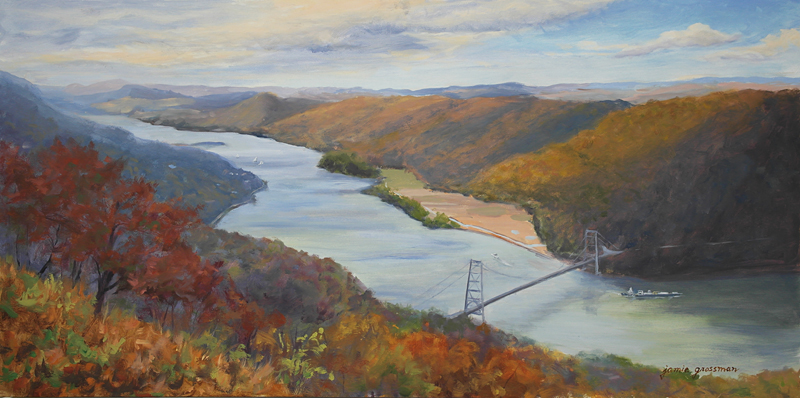 800x398 Hudson Valley Painter Blog Archive Autumn Over The Hudson - Bear Mountain Painting