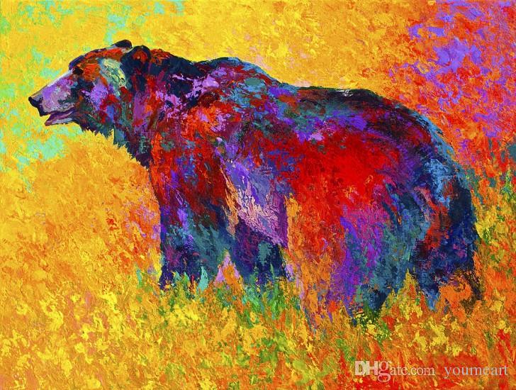 Bear Oil Painting