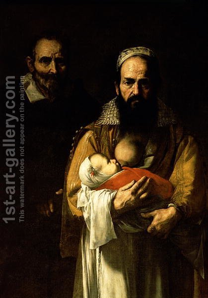 419x600 The Bearded Woman Breastfeeding 1631 Jusepe De Ribera Reproduction - Bearded Woman Painting