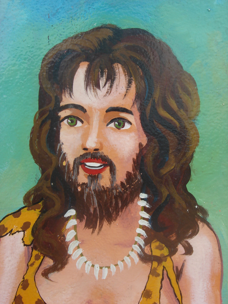 768x1024 Bearded Woman Anthonyturducken - Bearded Woman Painting