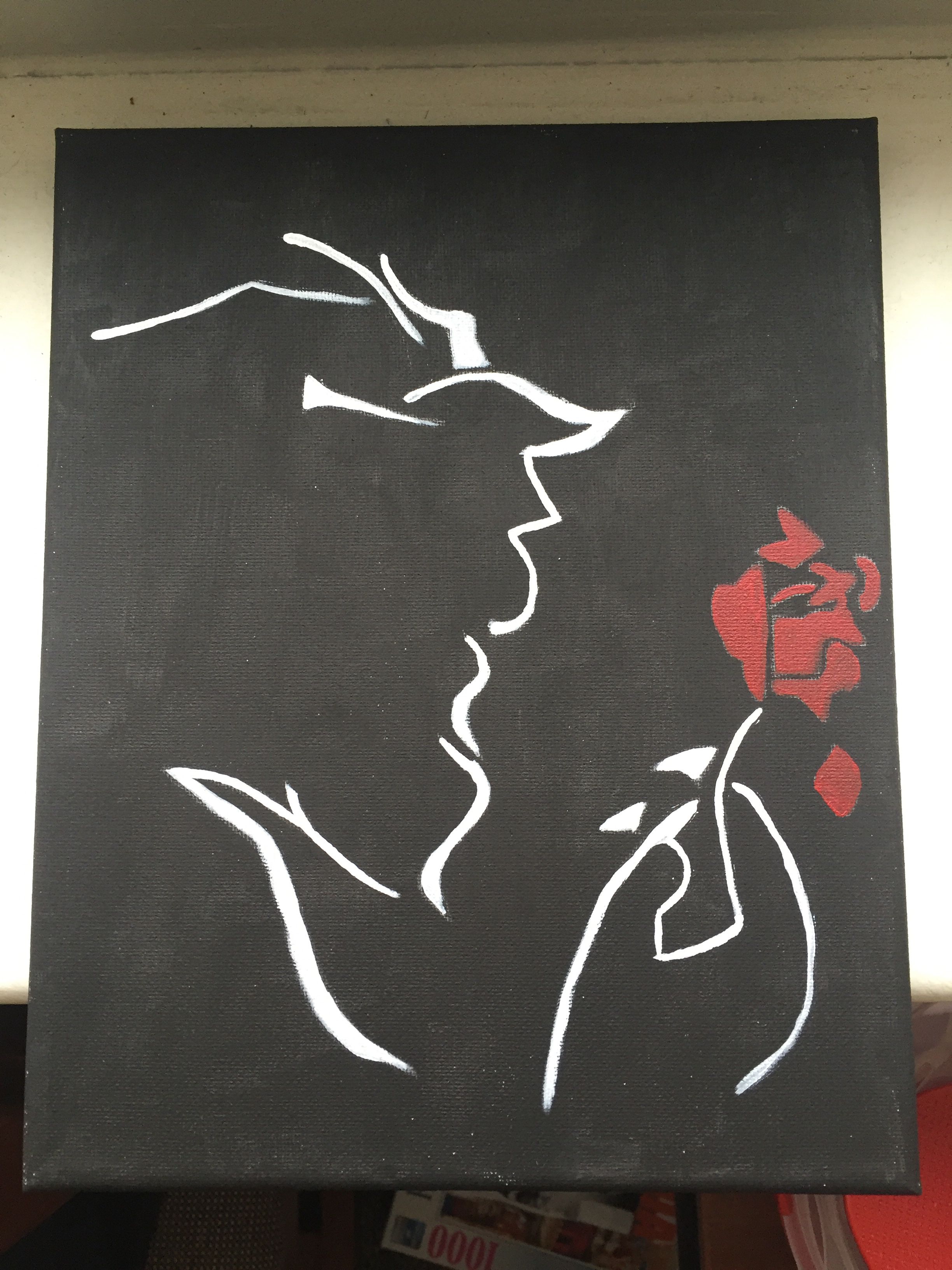 2448x3264 Beauty And The Beast Canvas Painting My Crafts - Beast Painting