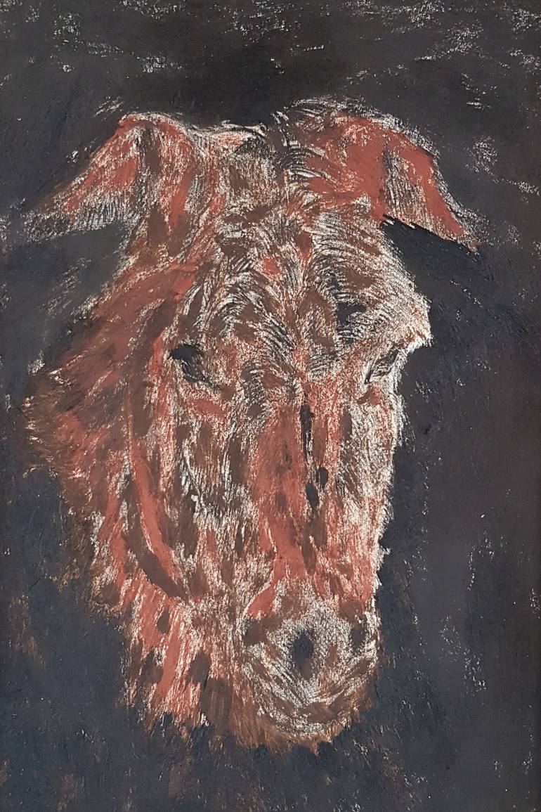 770x1155 Saatchi Art The Beast Painting By Wendy Moore - Beast Painting