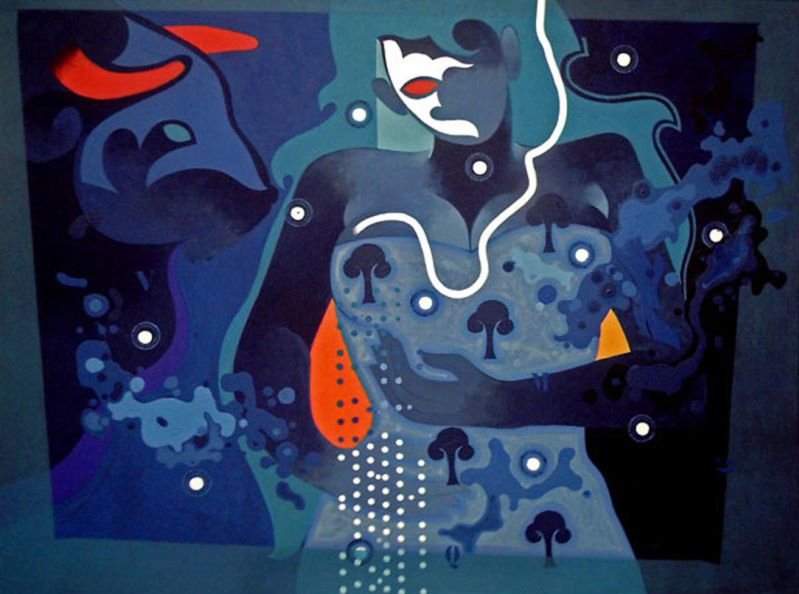 799x594 Beauty Beast - Beast Painting