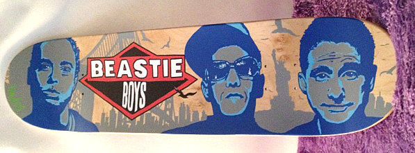 597x221 Custom Skateboard Art Beastie Boys Painting Music Hip Hop - Beastie Boys Painting