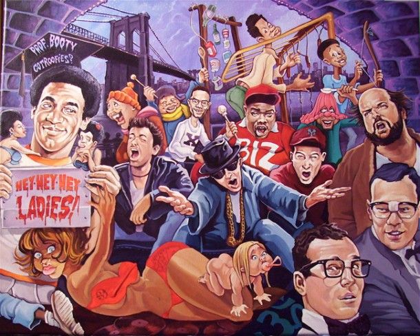 610x488 Beastie Boys Davemacdowell - Beastie Boys Painting