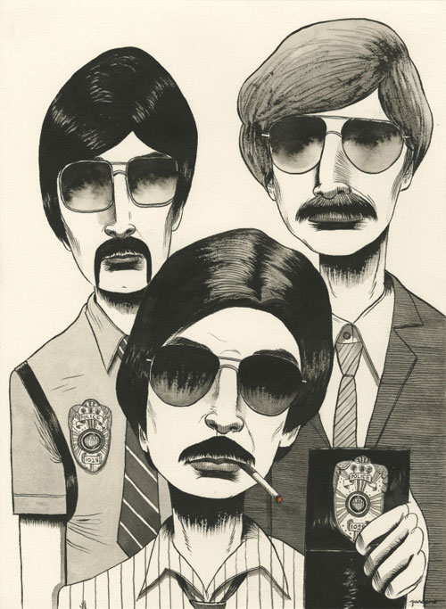 500x683 Beastie Boys Inspired Artwork! Booooooom! Create Inspire - Beastie Boys Painting