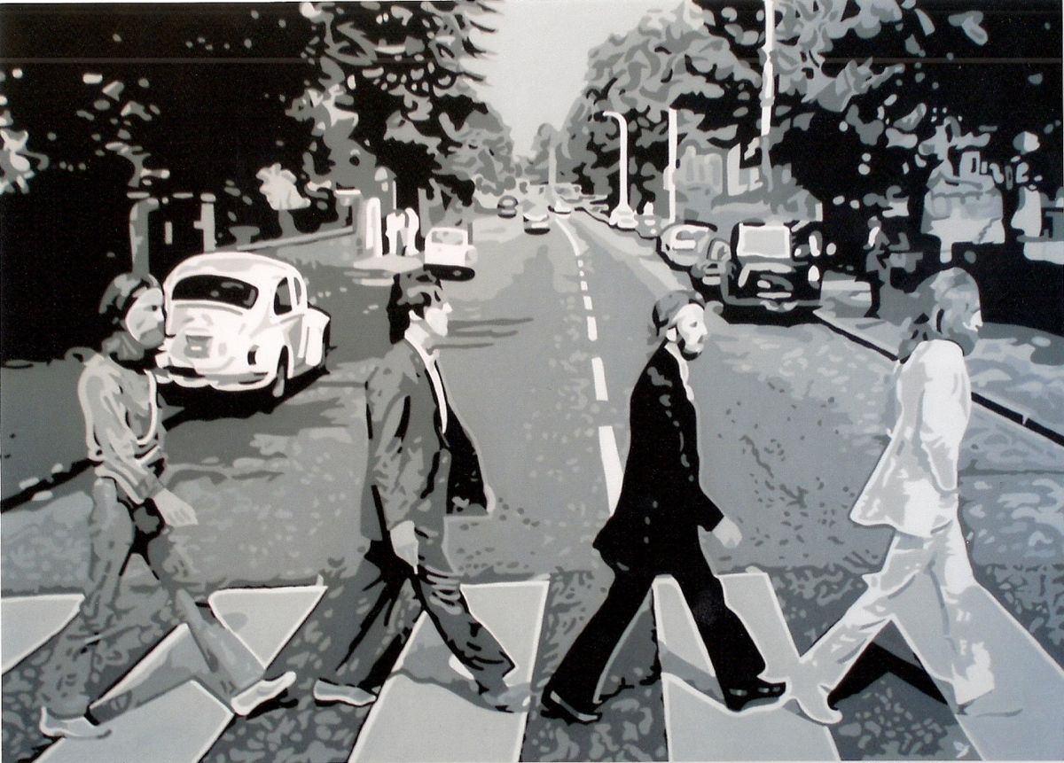 1200x861 The Beatles Abbey Road (Ado) - Beatles Abbey Road Painting
