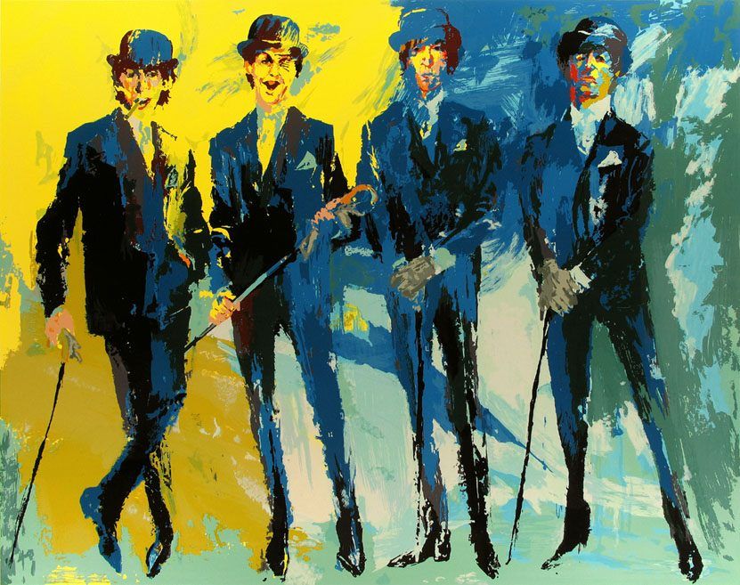831x657 Leroy Neiman The Beatles Painting 50% Off - Beatles Painting