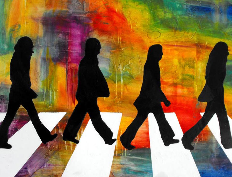 960x735 Music Paintings - Beatles Painting