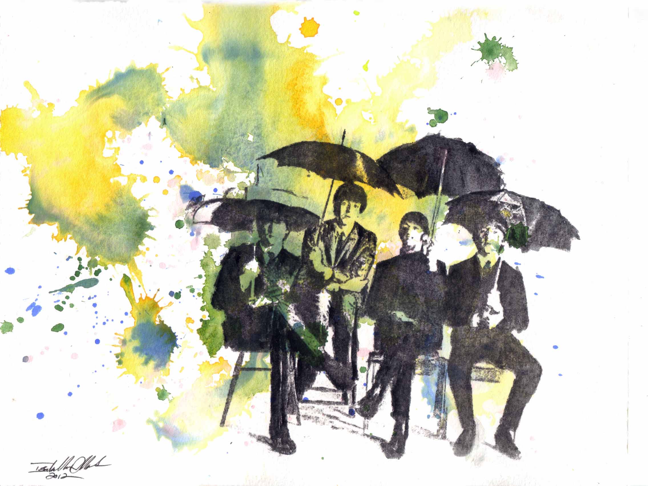 2271x1701 The Beatles Isabelle Dillard's Fine Art - Beatles Painting