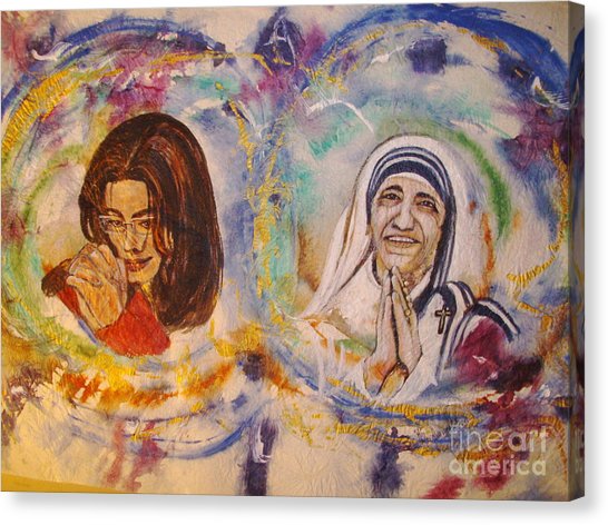 546x472 The Prayer For A Better World Painting By Jocelyne Beatrice Ruchonnet - Beatrice Painting