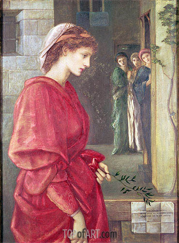 370x501 Beatrice Burne Jones Painting Reproduction 6547 Topofart - Beatrice Painting