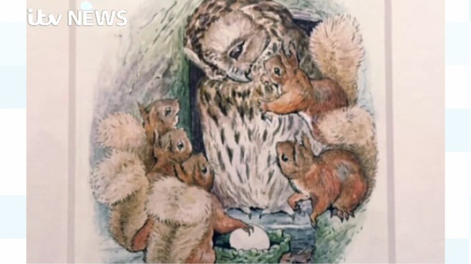 680x381 Video Report Original Beatrix Potter Paintings On Display - Beatrix Potter Painting