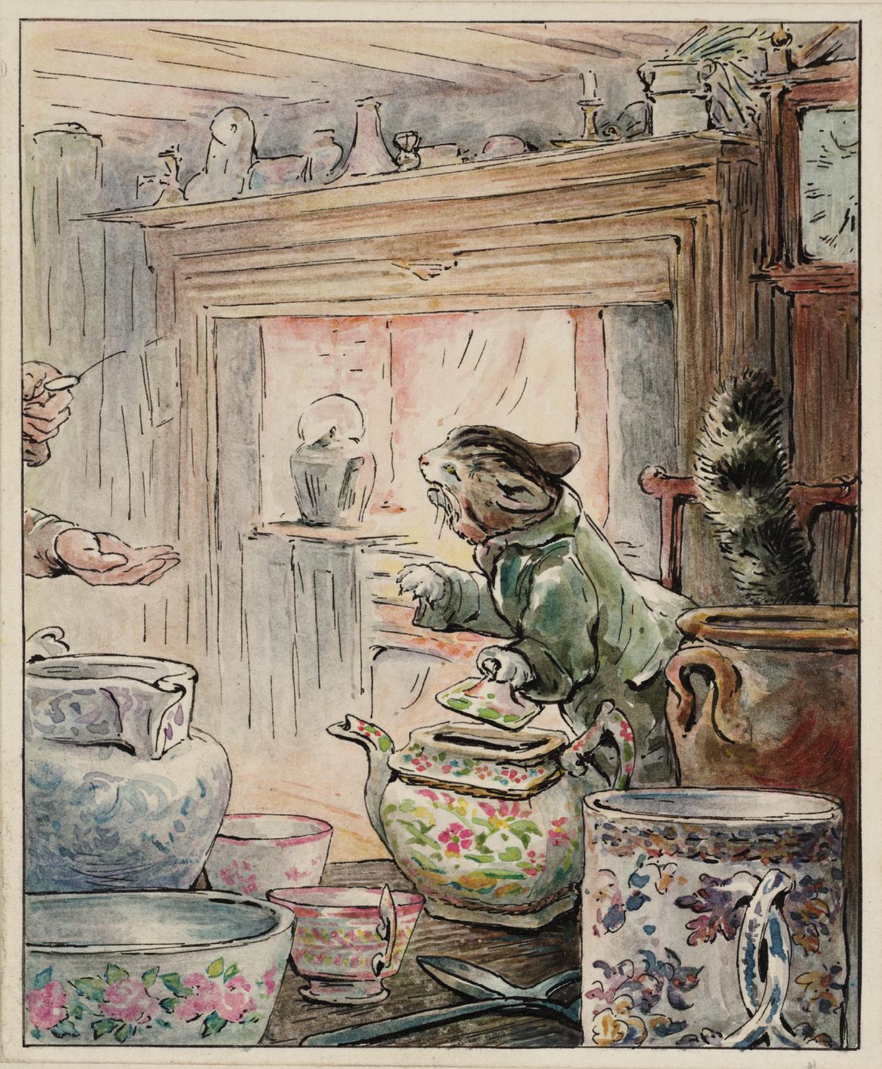 1267x1536 Where Is My Twist'', Helen Beatrix Potter, C.1902 Tate - Beatrix Potter Painting