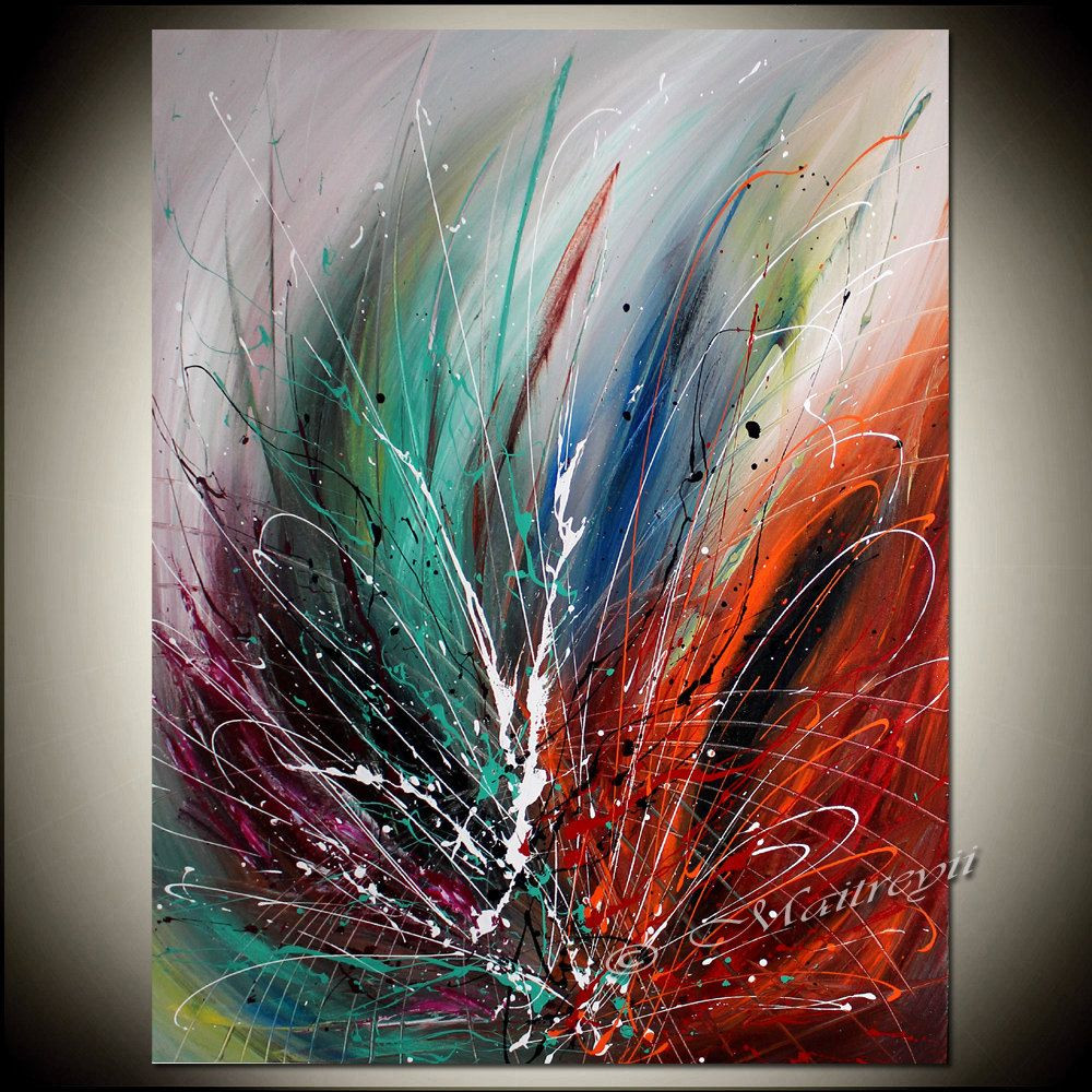 1000x1000 Big Canvas Painting Beautiful Wall Art Abstract Painting On Canvas - Beautiful Abstract Painting