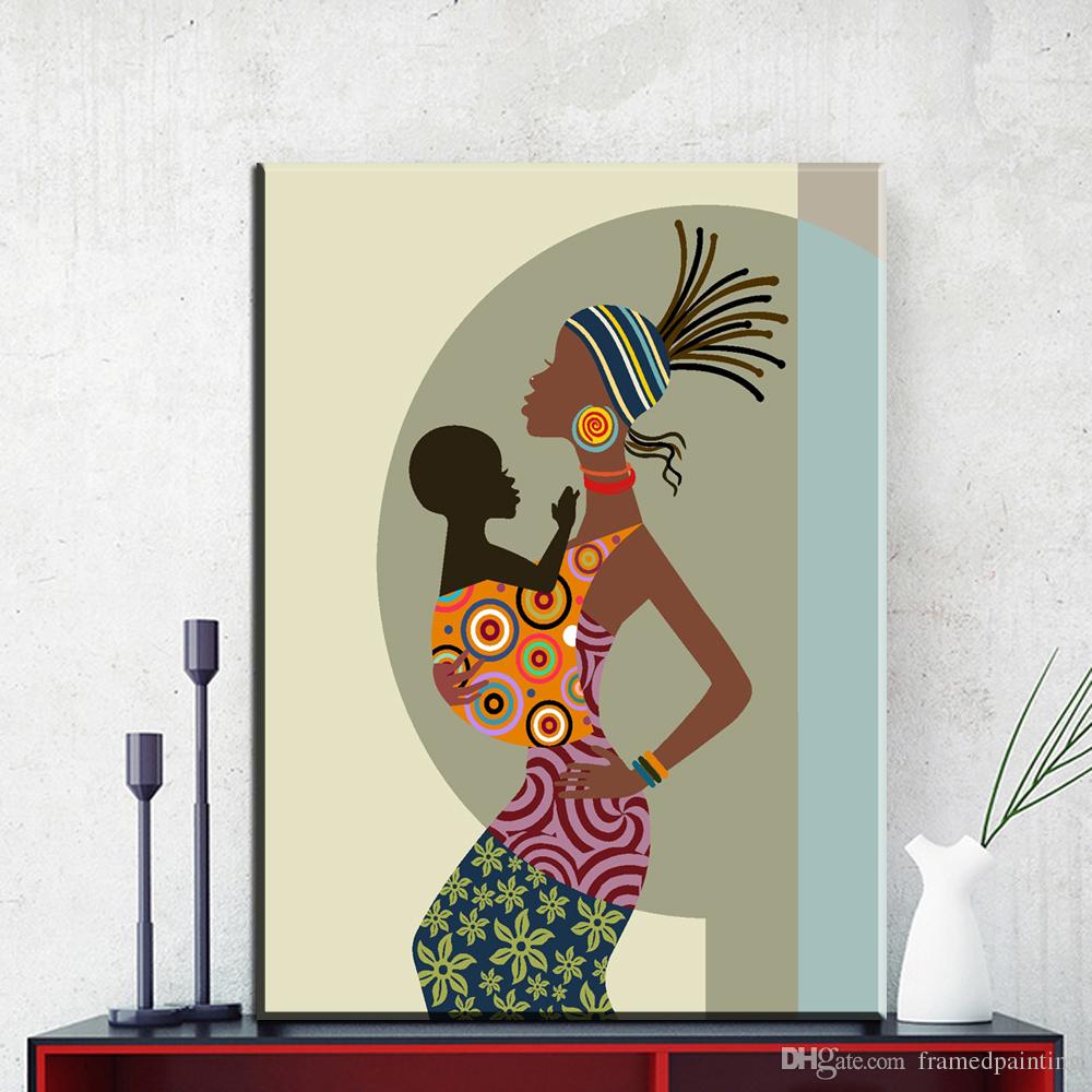 Beautiful African Woman Painting