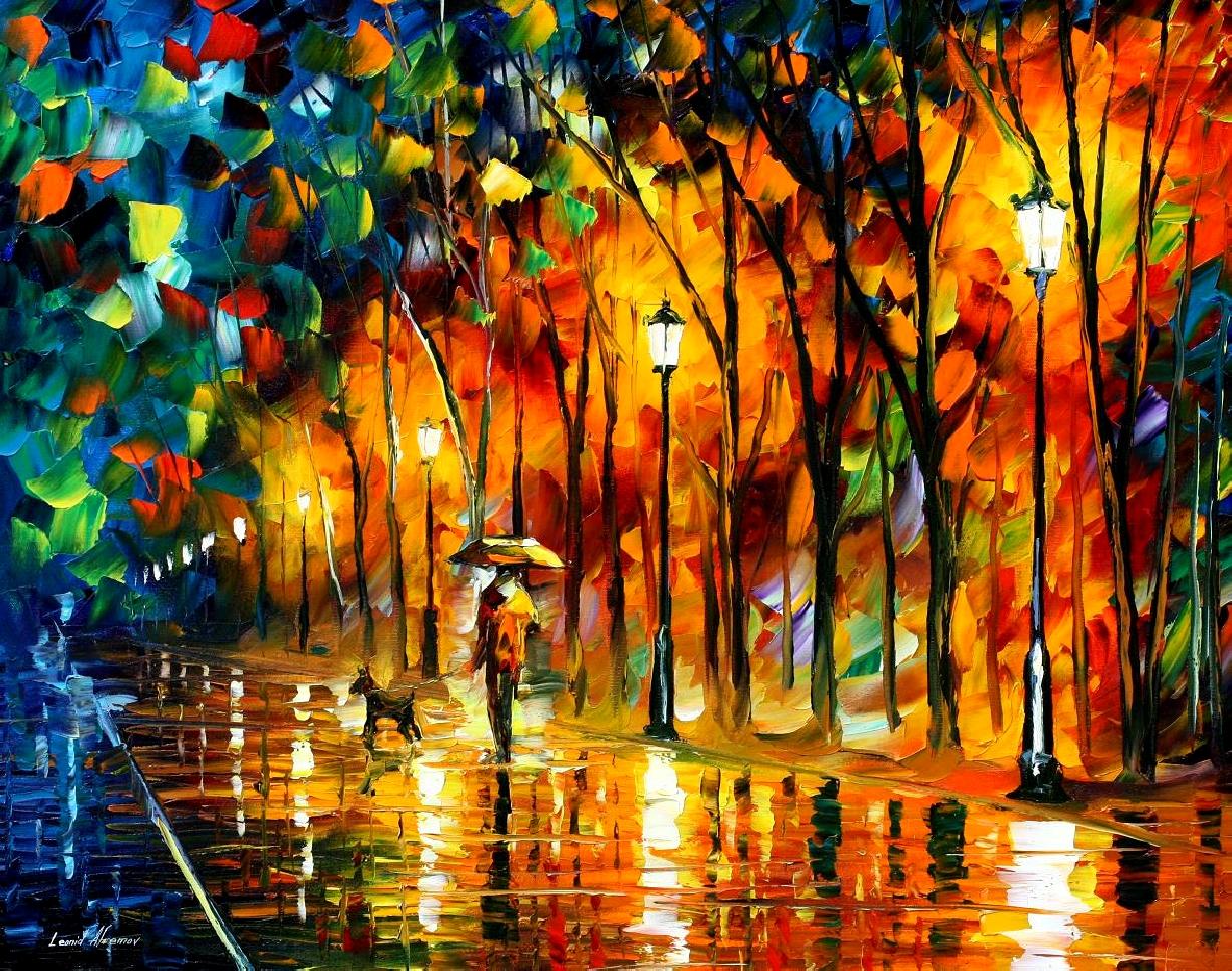 1228x968 Leonid Afremov, Oil On Canvas, Palette Knife, Buy Original - Beautiful Artwork Painting