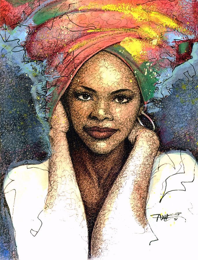 685x900 Soul Of A Woman Painting - Beautiful Black Woman Painting