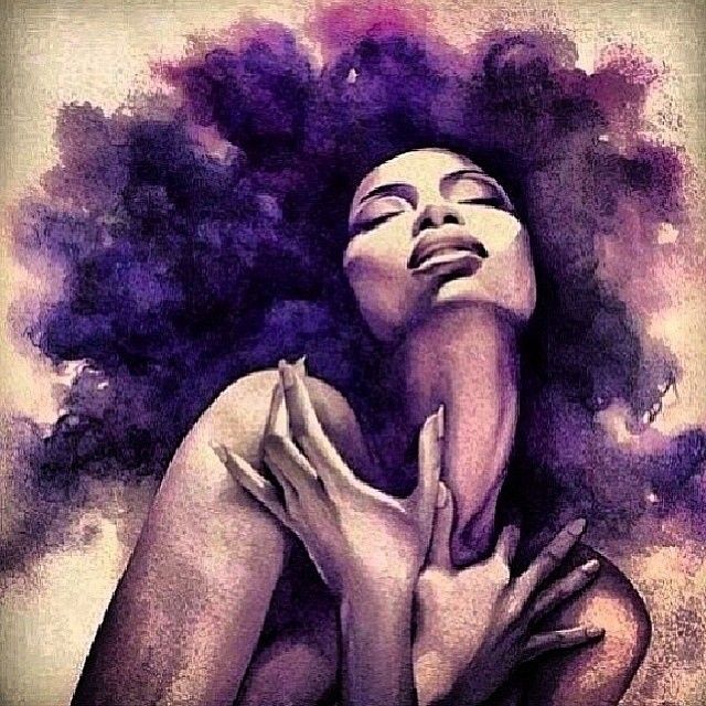 640x640 We.original.kreatif.enlightened - Beautiful Black Woman Painting
