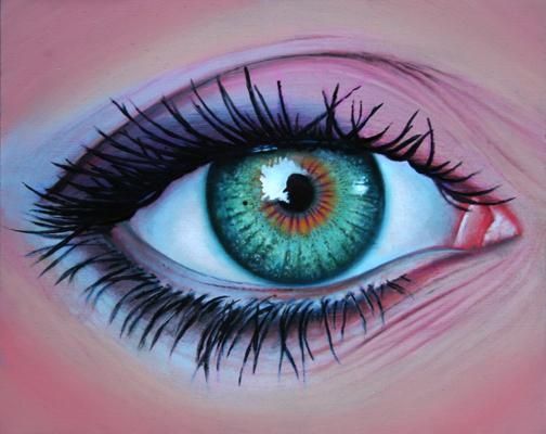504x400 Beautiful Eye Painting Eyes Red Dragon, Eye - Beautiful Eyes Painting