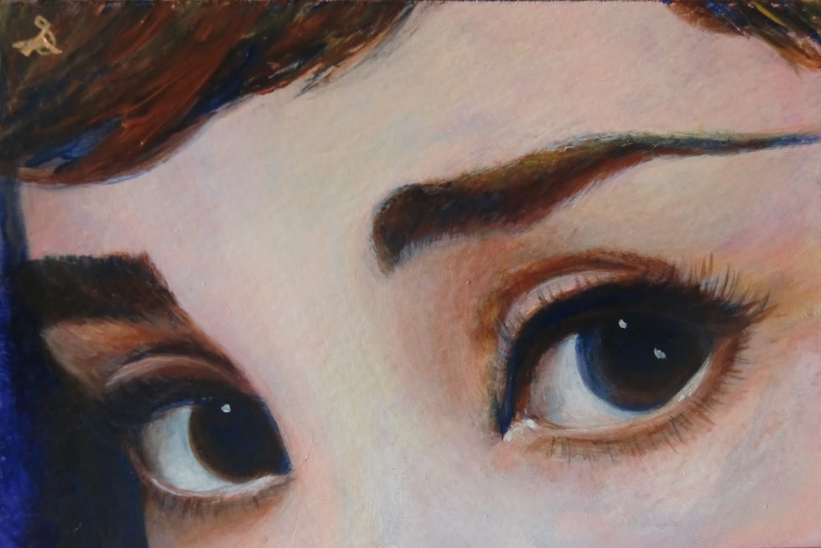 1600x1069 Sea Dean - Beautiful Eyes Painting