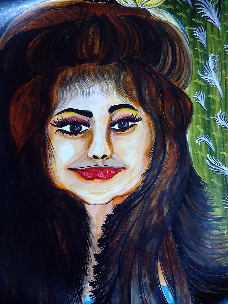 960x1280 Buy Beautiful Girl Handmade Painting By Pingla Rani. Code - Beautiful Girl Painting