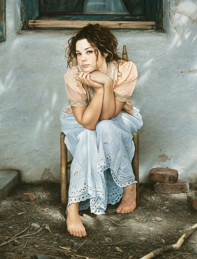 648x851 Oil Painting The Beautiful Girl, Duffy Sheridan Wholesale Oil - Beautiful Girl Painting