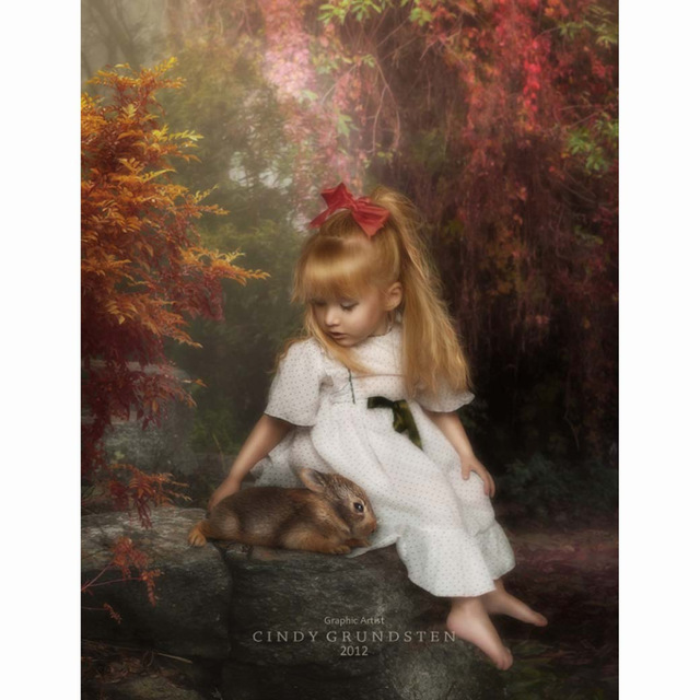 640x640 2016 Promotion Real Paintings Modern Resin Beautiful Girl 5d Cross - Beautiful Girl Painting