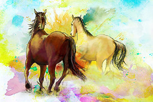 300x200 Beautiful Horse Paintings Fine Art America - Beautiful Horse Painting