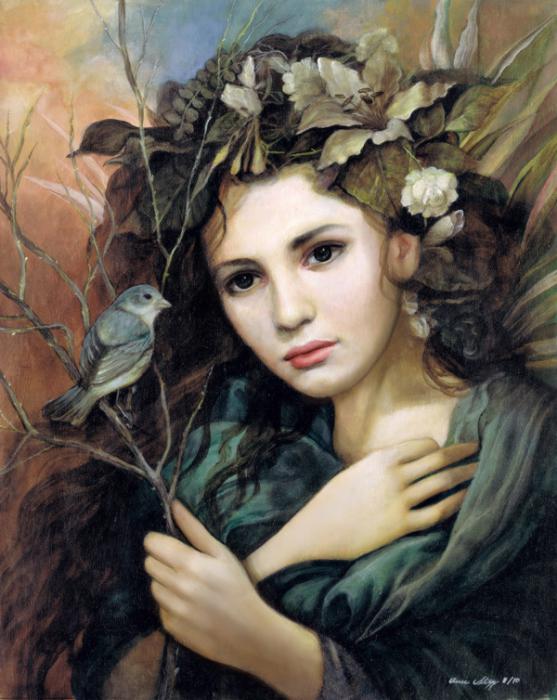 557x700 Good Paintings (Beautiful Lady) - Beautiful Lady Painting