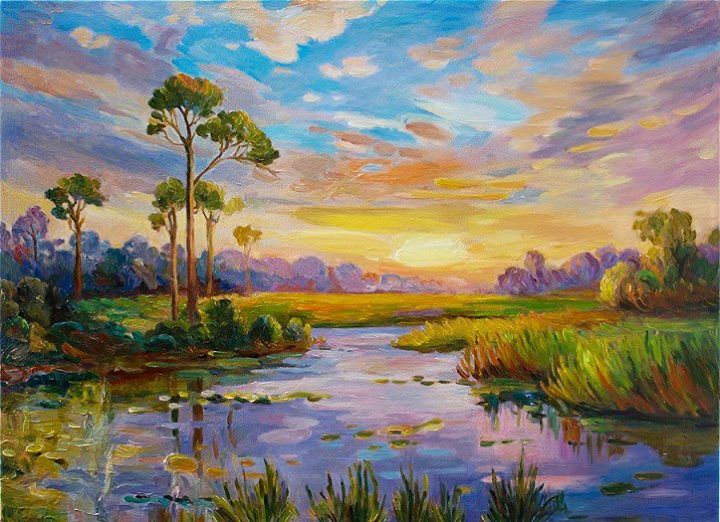 720x522 Beautiful Oil Paintings Of Landscapes Painting - Beautiful Landscape Painting
