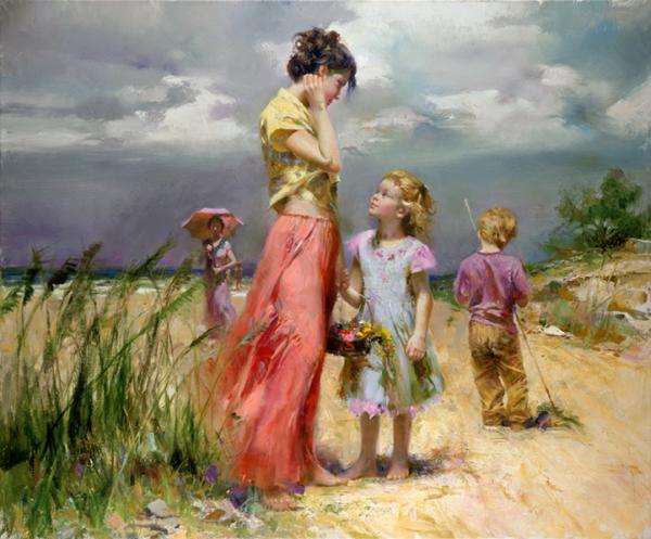 600x497 Top 10 Most Beautiful Paintings By Pino Daeni - Beautiful Painting
