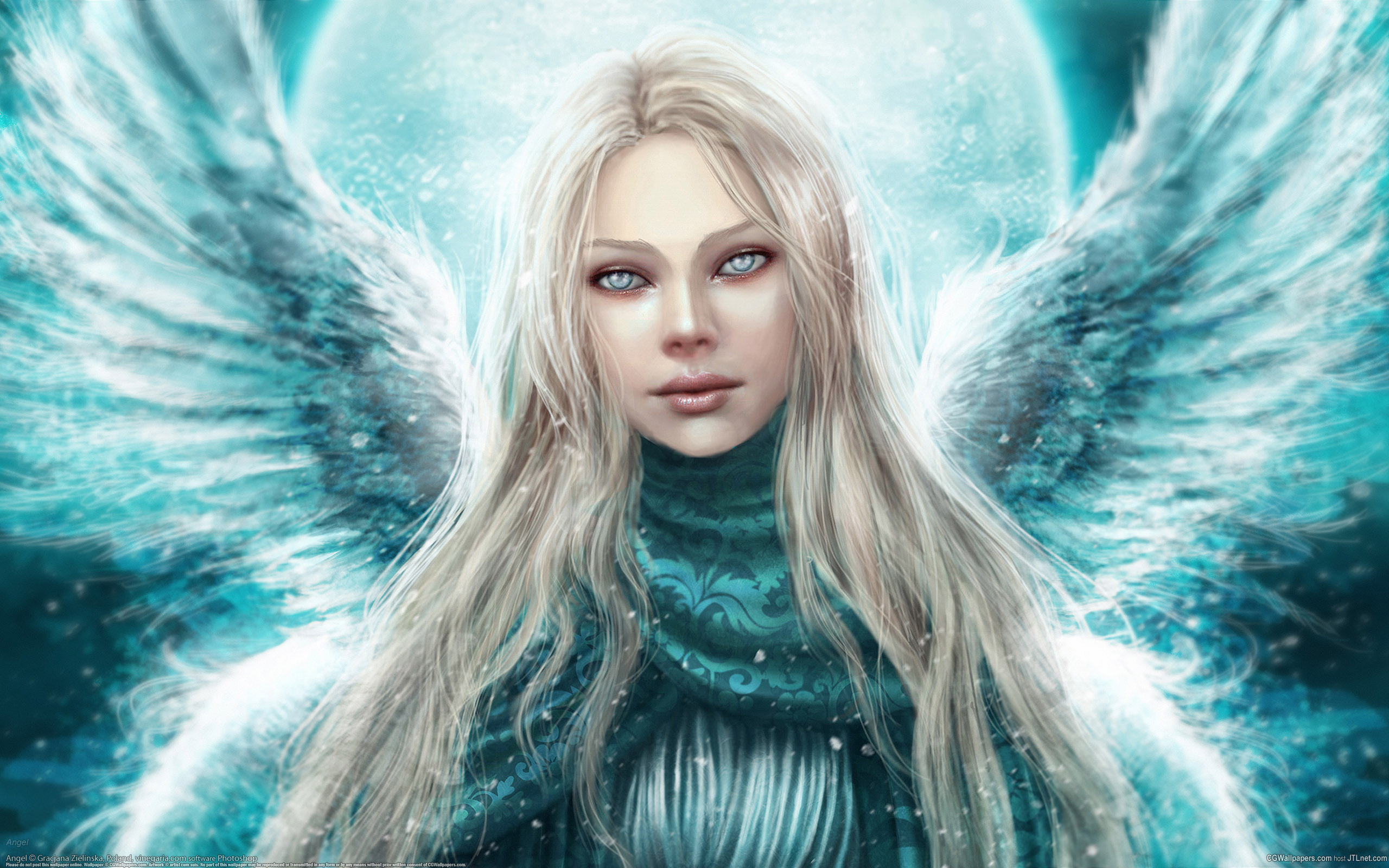 2560x1600 Angel Art Wallpapers And Photos In Hdq Cover For Download - Beautiful Painting Of Angels