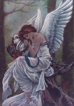 250x360 Angel Clipart - Beautiful Painting Of Angels